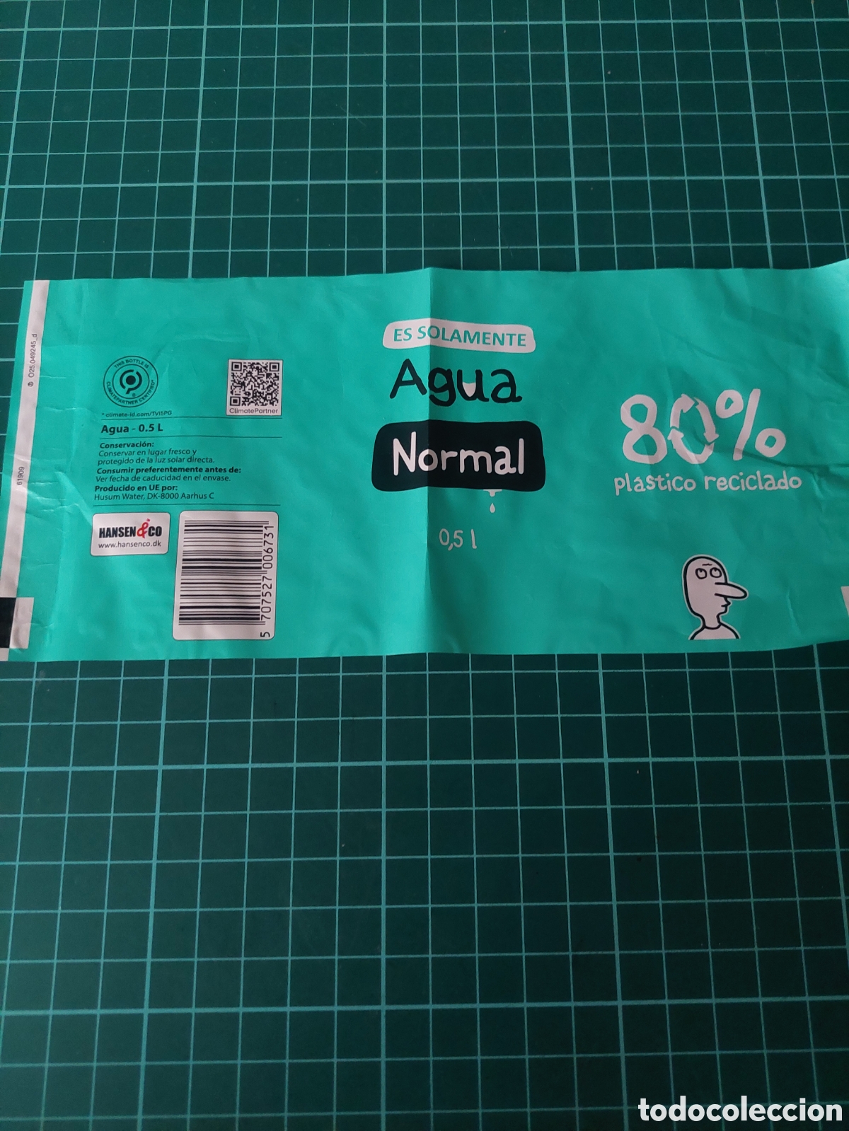 Etiquetas antiguas: ETIQUETA AGUA NIRNAL 0.5 L