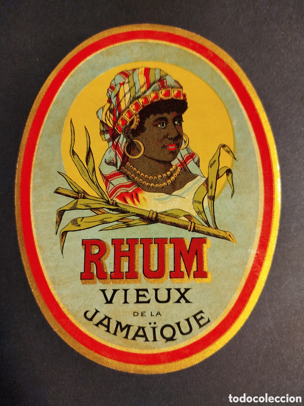 Etiquetas antiguas: ETIQUETA ANTIGUA TAMA&Ntilde;O MAYOR RHUM VIEUX