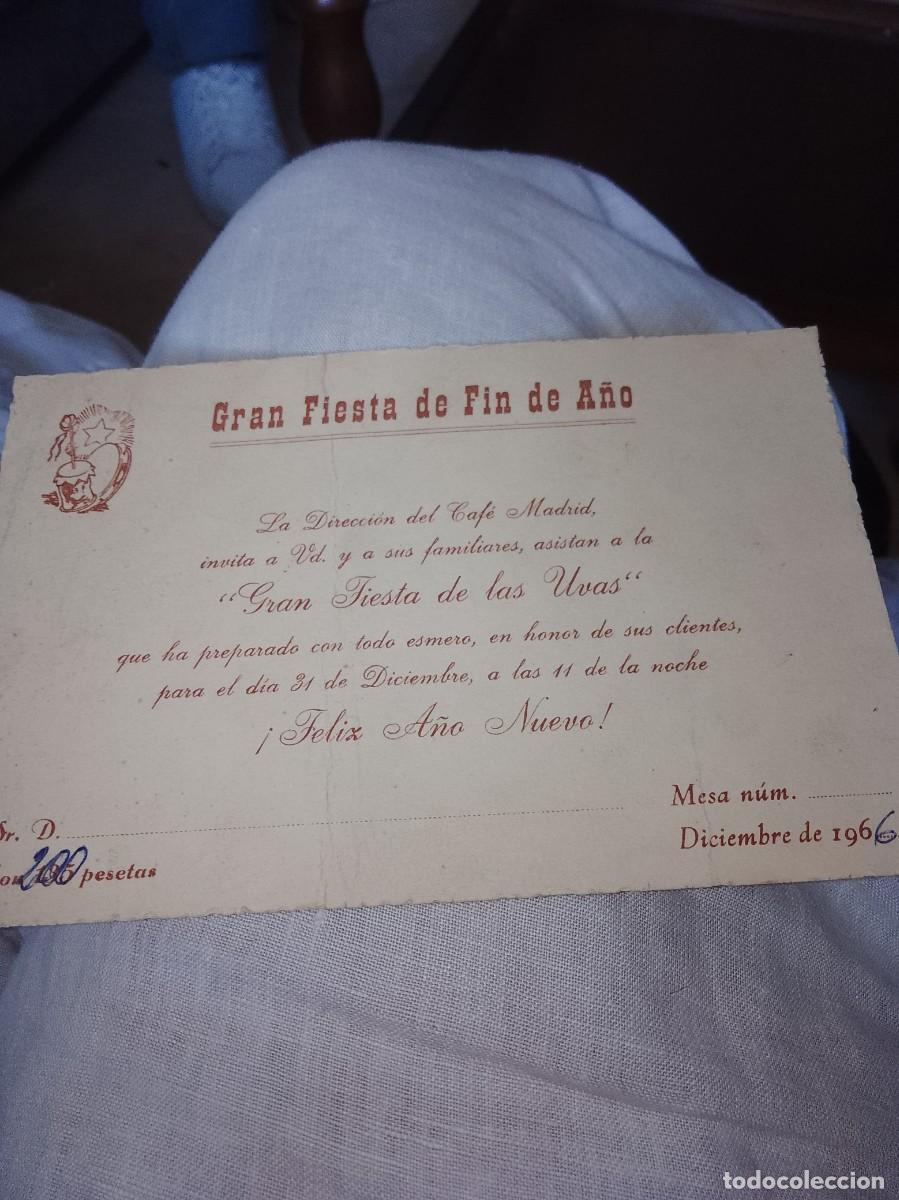 Etiquetas antiguas: Gran fiesta de fin de a&ntilde;o 1966 Madrid - Foto 1
