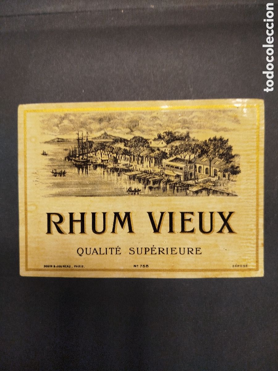 Etiquetas antiguas: ETIQUETA RHUM VIEUX QUALIT&Eacute; SUP&Eacute;RIEURE