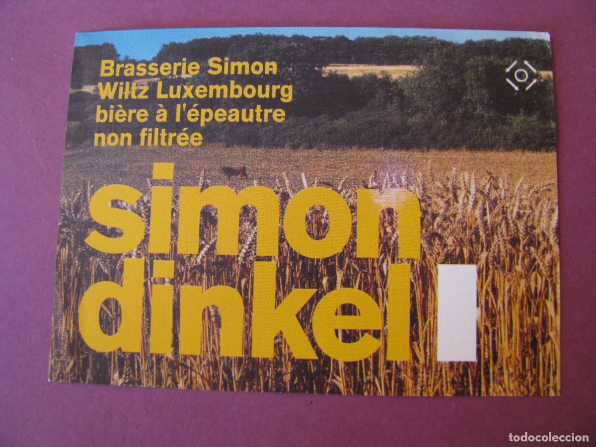 &Eacute;tiquettes anciennes: ETIQUETA DE CERVEZA SIMON DINKEL, LUXEMBURGO