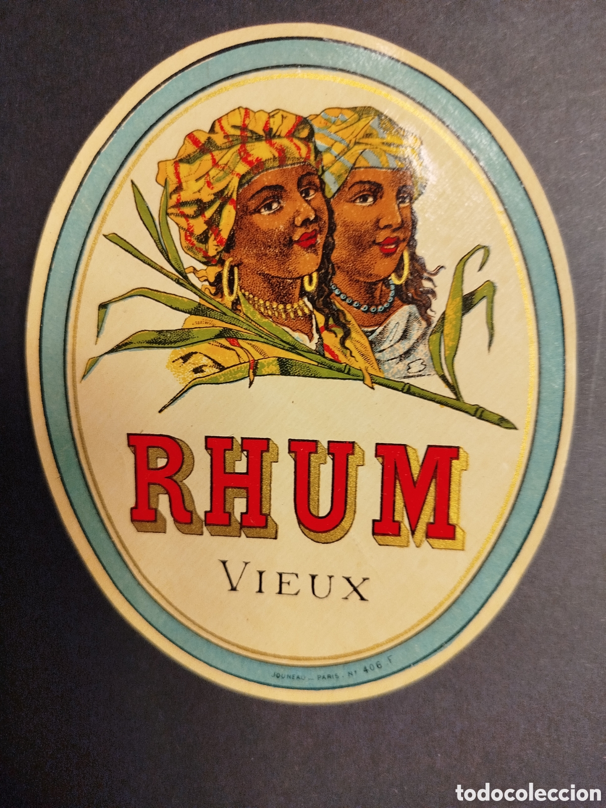 Etiquetas antiguas: ETIQUETA ANTIGUA RHUM VIEUX PAR&Iacute;S