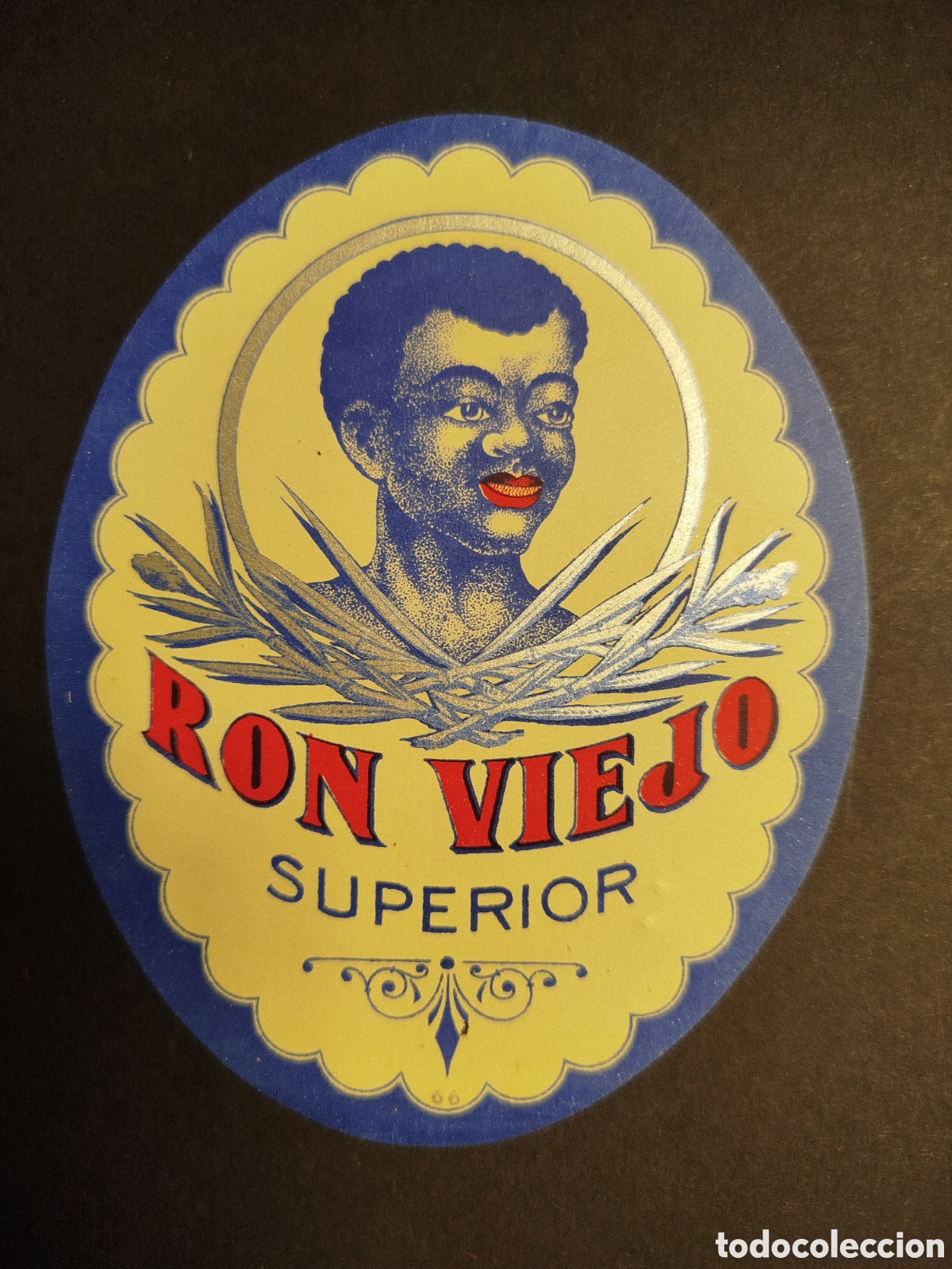 Alte Etiketten: RARA ETIQUETA RON VIEJO SUPERIOR