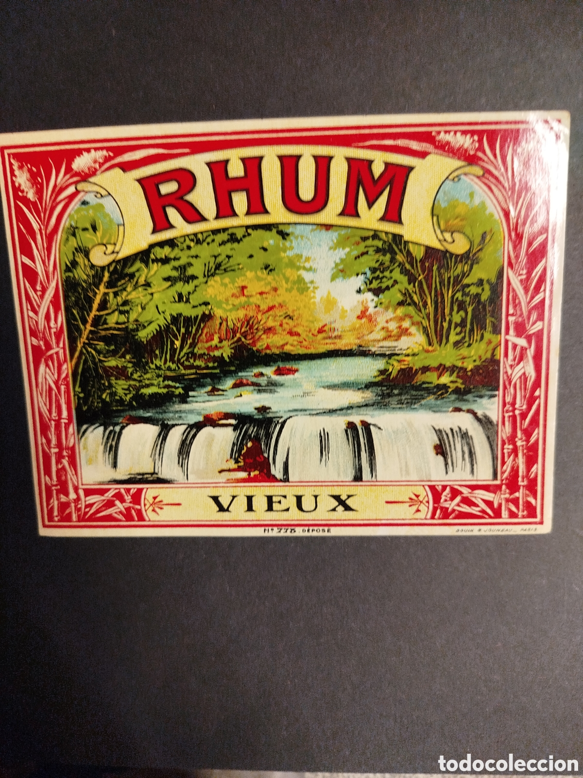Etiquetas antiguas: ETIQUETA ANTIGUA RHUM VIEUX PAR&Iacute;S
