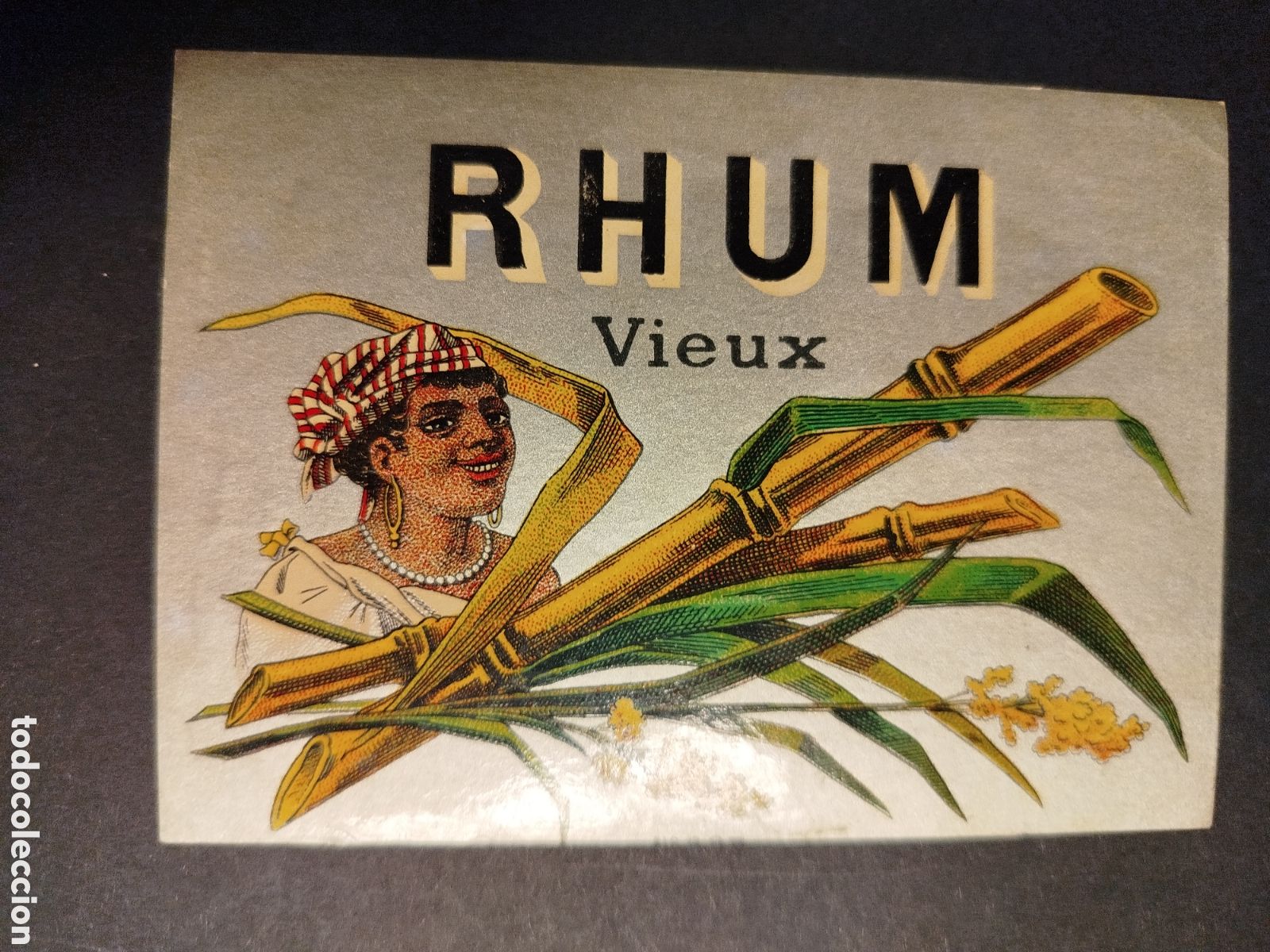 Etiquetas antiguas: ETIQUETA ANTIGUA RHUM VIEUX