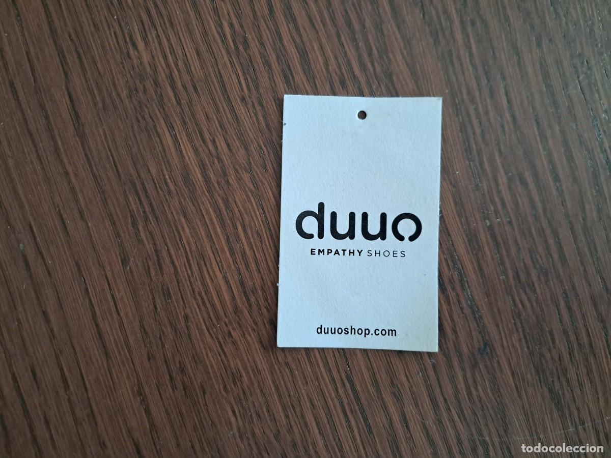 Etiquetas antiguas: etiqueta de ropa, duuo shoes. - Foto 1
