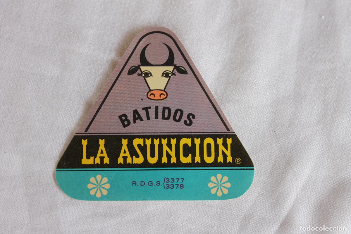 Etiquetas antiguas: ETIQUETA BATIDOS LA ASUNCION A IDENTIFICAR - Foto 1