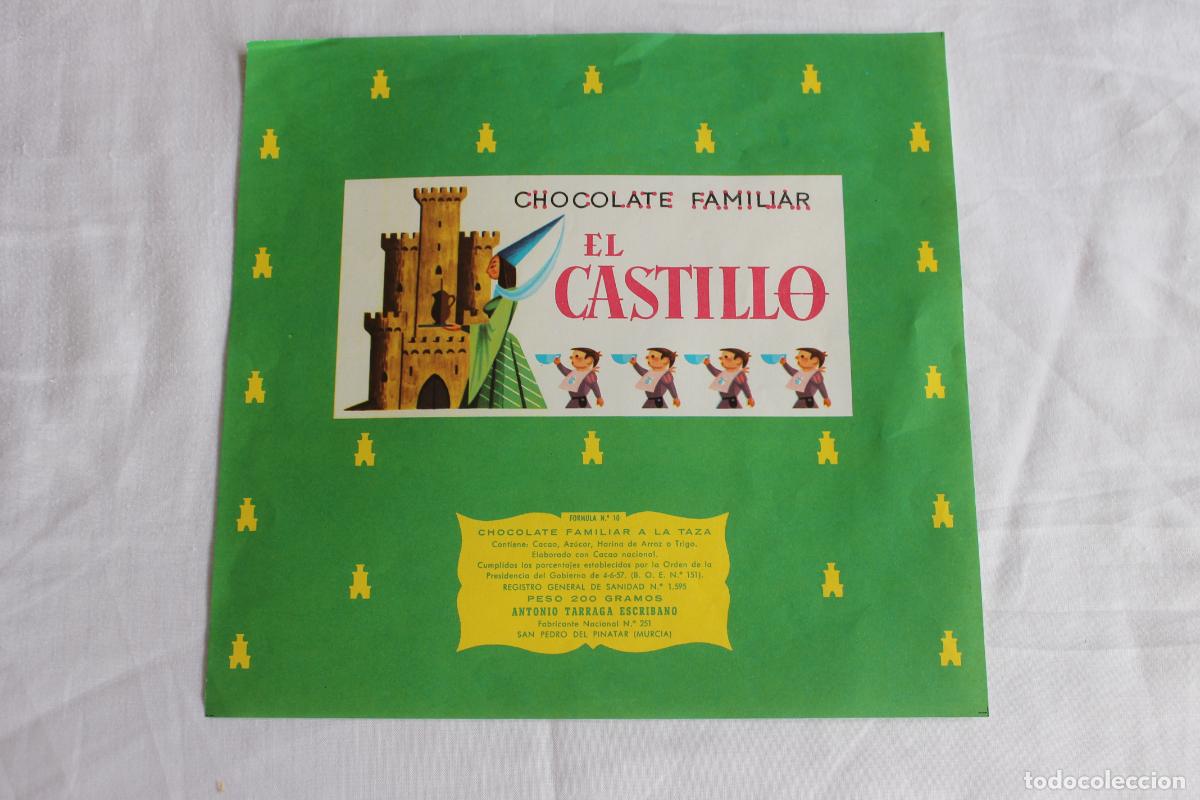Etichette antiche: CHOCOLATE FAMILIAR EL CASTILLO SAN PEDRO DEL PINATAR