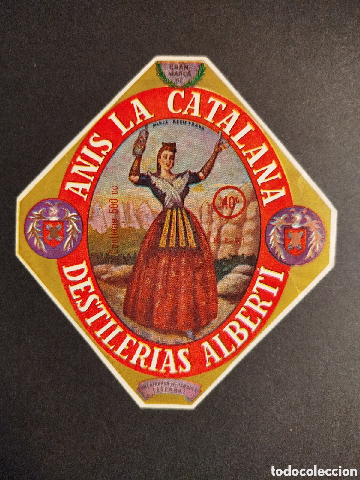 Etiquetas antiguas: ETIQUETA ANTIGUA AN&Iacute;S LA CATALANA