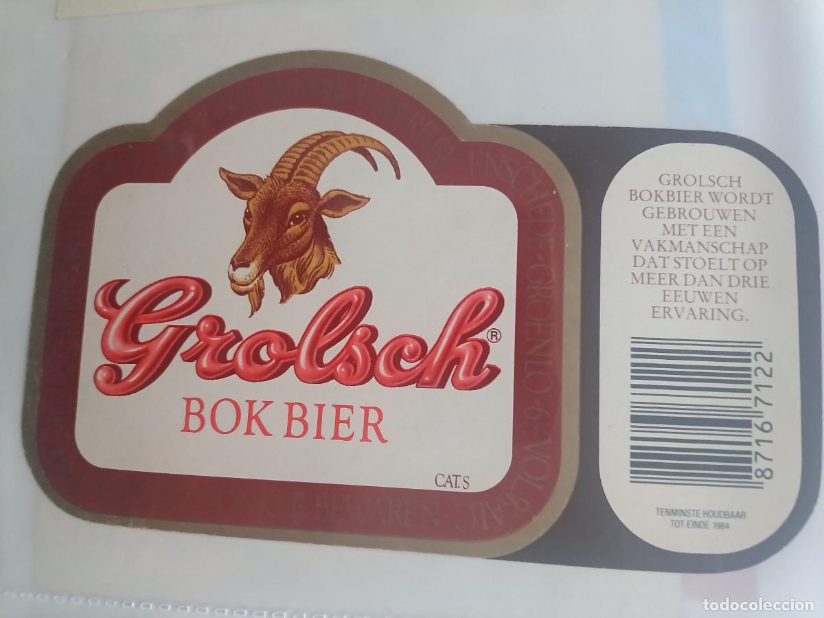 Etiquetas antiguas: CERVEZA ETIQUETA GROLSCH