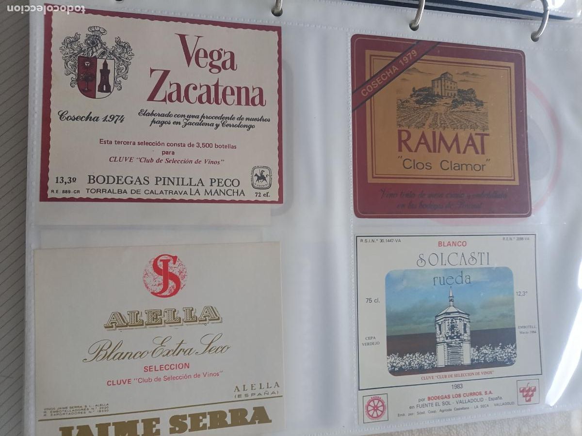 Old Labels: 4 etiquetas de vino. Rueda, Torralba de Calatrava