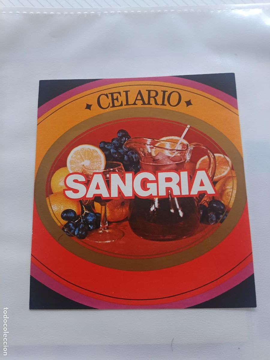 Etiquetas antiguas: Etiqueta Sangr&iacute;a CELARIO - Foto 1