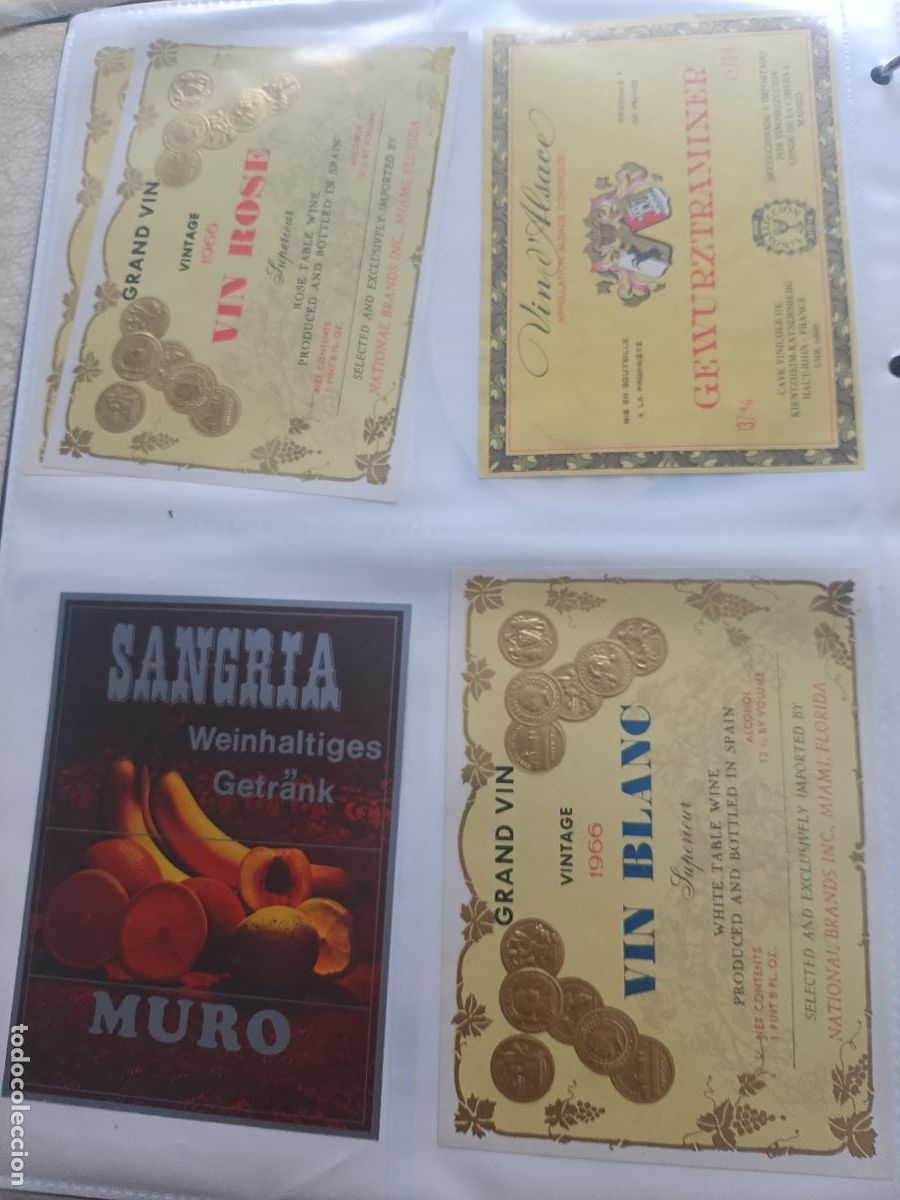 Old Labels: 5 etiquetas de vino y sangr&iacute;a MURO