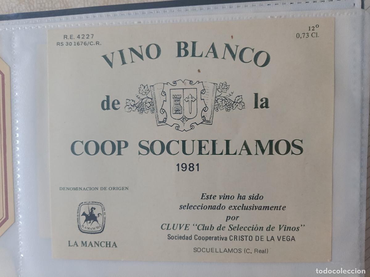 Etiquetas antiguas: ETIQUETA VINO SOCUELLAMOS