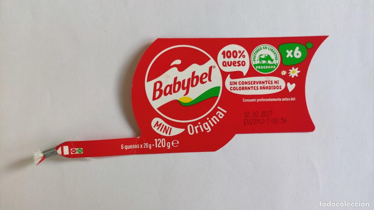 Etiquetas antiguas: ETIQUETA QUESO MINI BABYBEL - X6 - 7606 1138