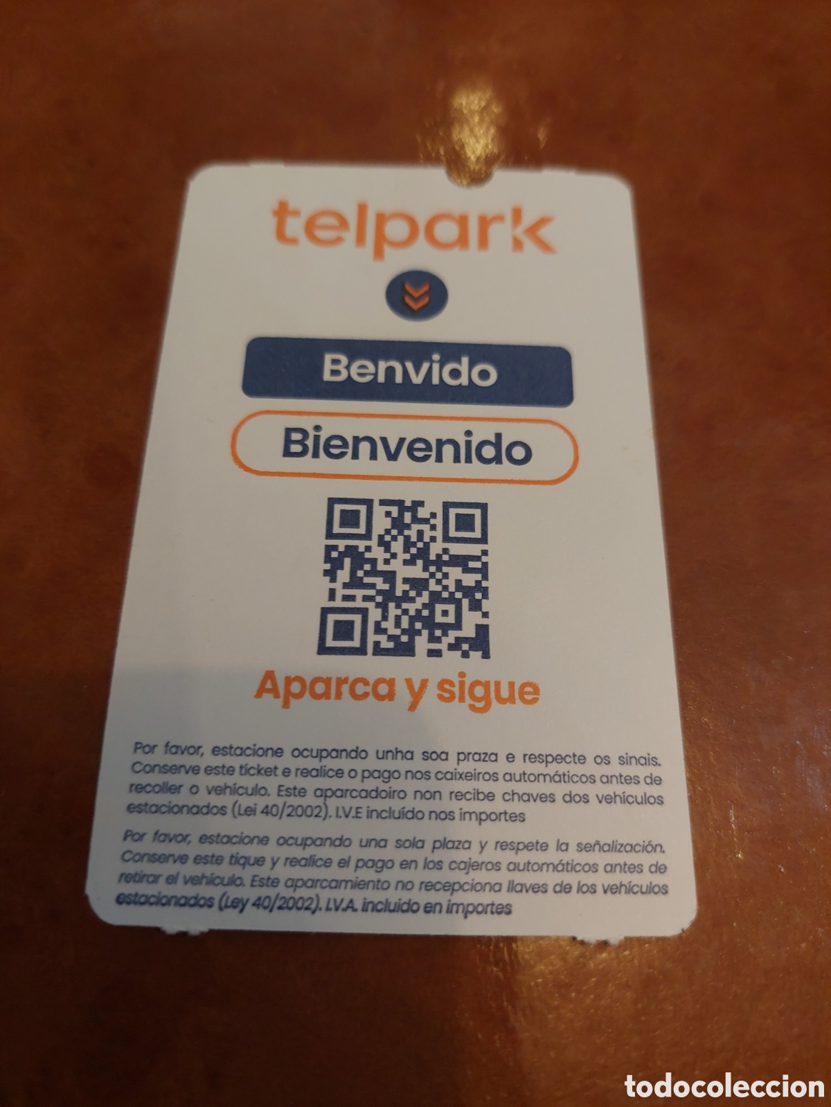 Etiquetas antiguas: TIQUET APARCAMIENTO TELPARK