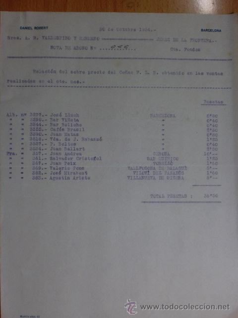 Facturas antiguas: FACTURA. BARCELONA. OCTUBRE 1934. DANIEL ROBERT. - Foto 1