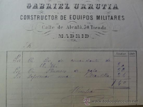 Facturas antiguas: FACTURAS EQUIPOS MILITARES - Foto 3