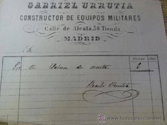 Facturas antiguas: FACTURAS EQUIPOS MILITARES - Foto 4