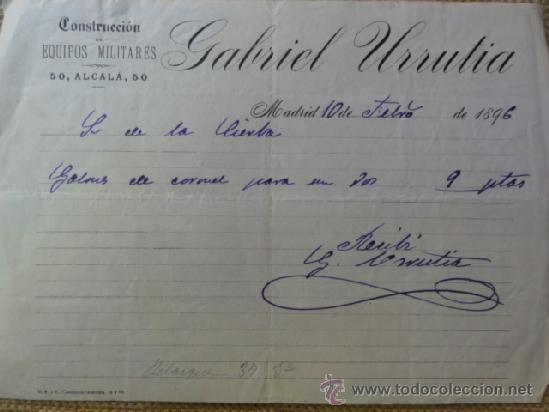 Facturas antiguas: FACTURAS EQUIPOS MILITARES - Foto 5