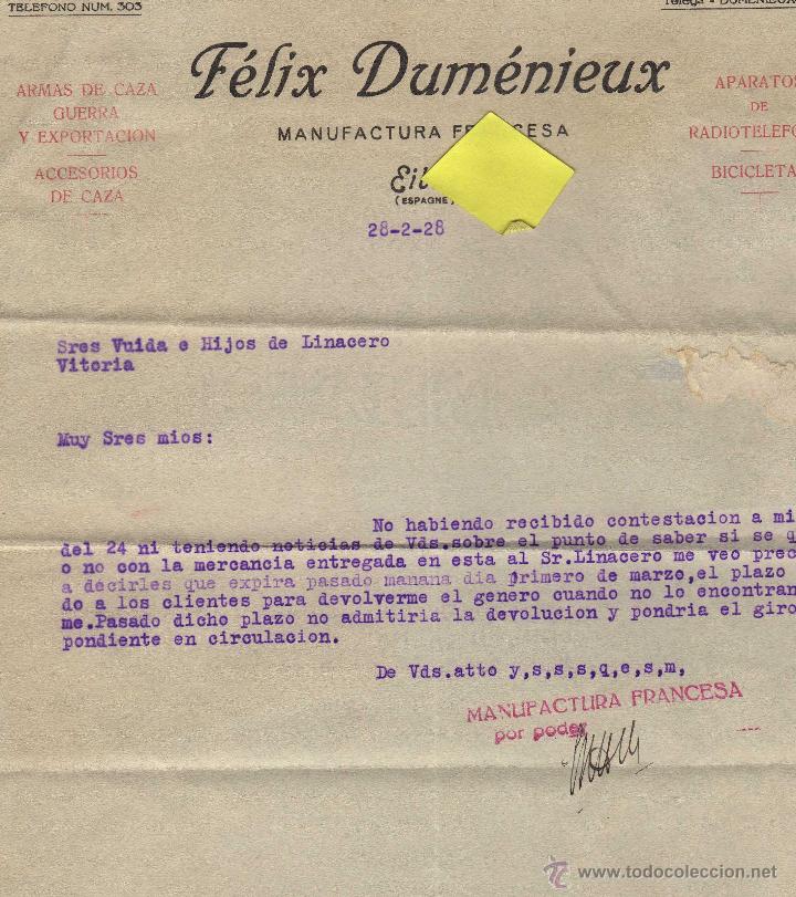 Facturas antiguas: Factura bicicletas armas caza radiotelefonia Eibar Guipuzcoa Pais Vasco Euskadi