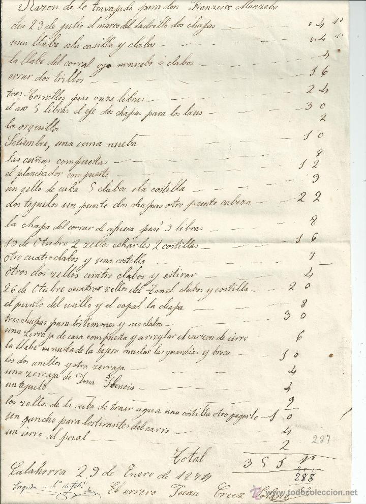 Facturas antiguas: LA RIOJA CALAHORRA 1873-77 INTERESANTE CONJUNTO DE 10 FACTURAS Y RECIBOS FIRMADOS
