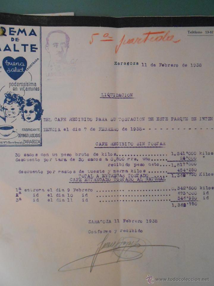 Facturas antiguas: DOCUMENTO GUERRA CIVIL - Foto 1