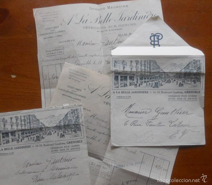 Facturas antiguas: Grenoble, A la belle Jardiniere, 1923 - Foto 1