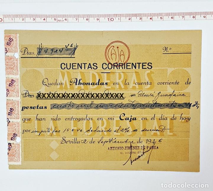 Factures anciennes: Recibo de pago 1946