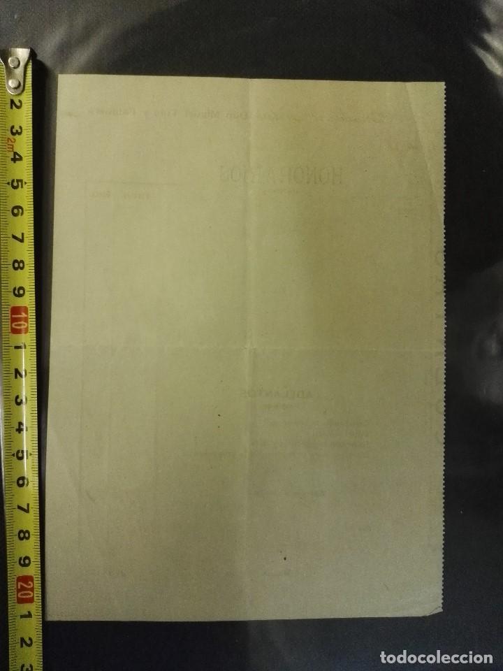 Facturas antiguas: Documento factura de 1896, en la ciudad de Matar&oacute;. - Foto 3