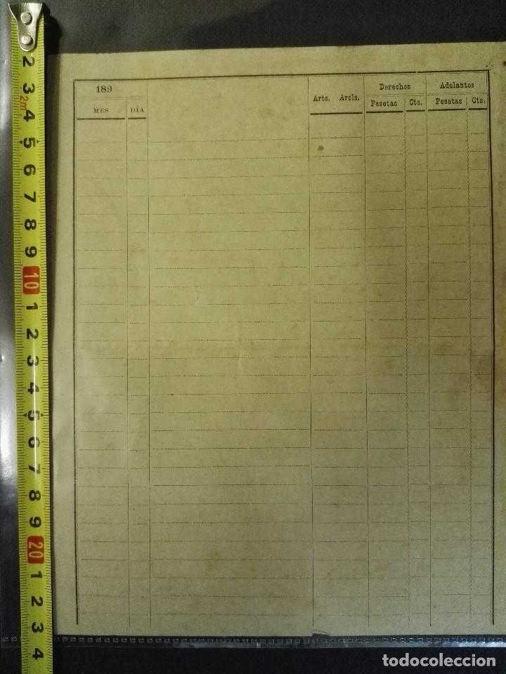 Facturas antiguas: Documento factura de 1900 de Vilanova y la Geltr&uacute;. - Foto 2