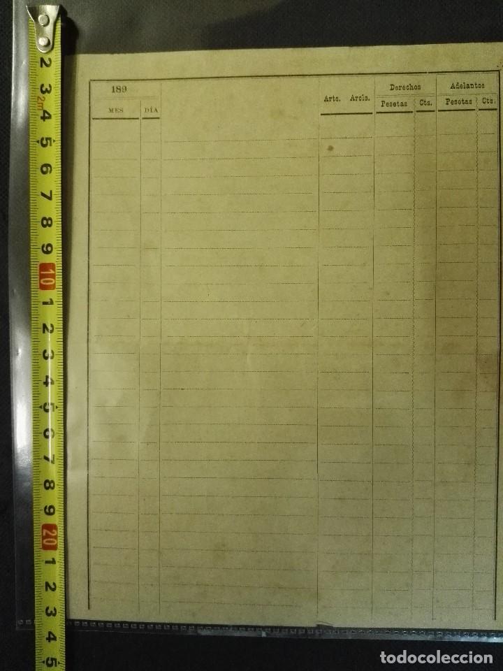 Facturas antiguas: Documento factura de 1900 de Vilanova y la Geltr&uacute;. - Foto 3