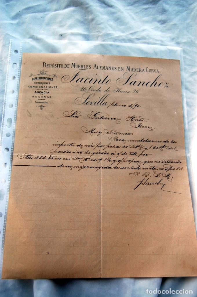 Facturas antiguas: Lacave. Aceite de Oliva. 1890 - Foto 3