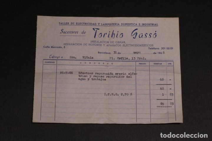 Facturas antiguas: Factura electricista - Foto 1