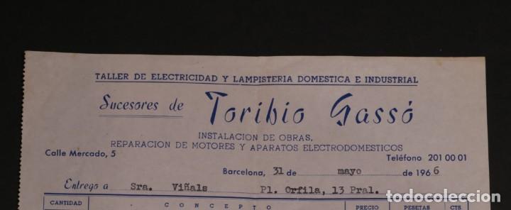 Facturas antiguas: Factura electricista - Foto 2