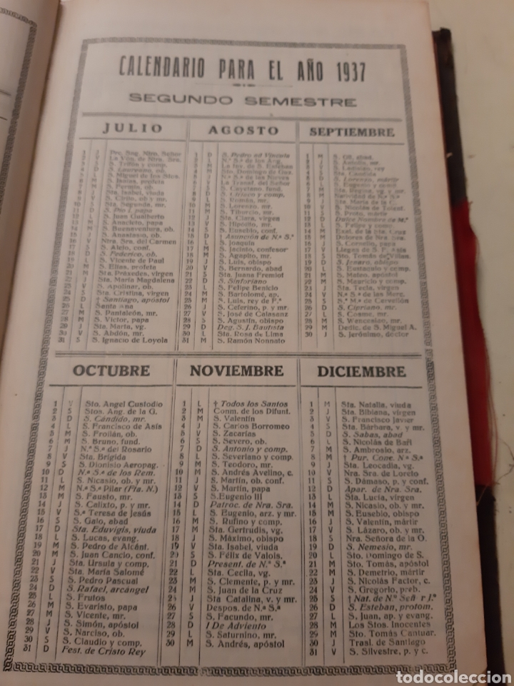 Facturas antiguas: 1937 Dietario datos &uacute;tiles - Foto 3