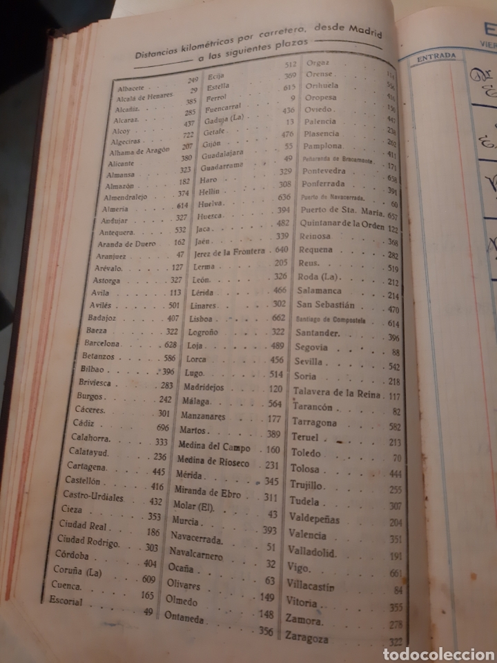 Facturas antiguas: 1937 Dietario datos &uacute;tiles - Foto 4