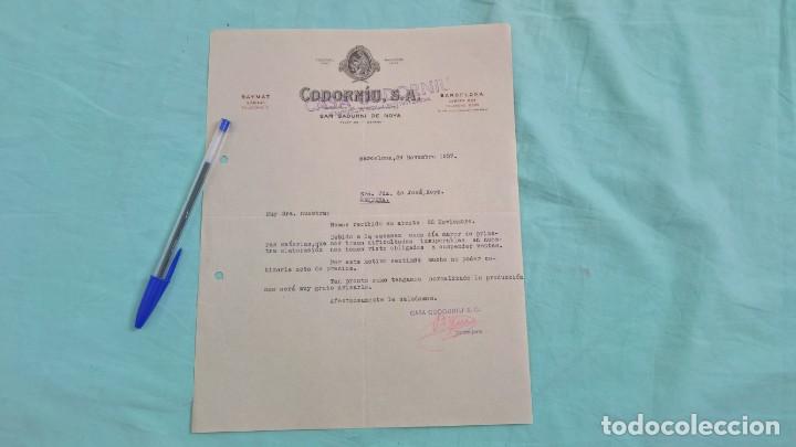 Facturas antiguas: Codorniu..1937..Empresa Colectivizada..Casa Codorniu..San Sadurni de Noya