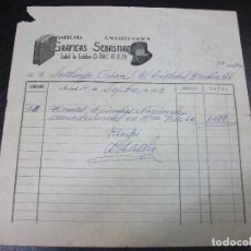 Facturas antiguas: FACTURA DE MADRID IMPRENTA ENCUADERNACION GRAFICAS SEBASTIAN 1963 LIBROS