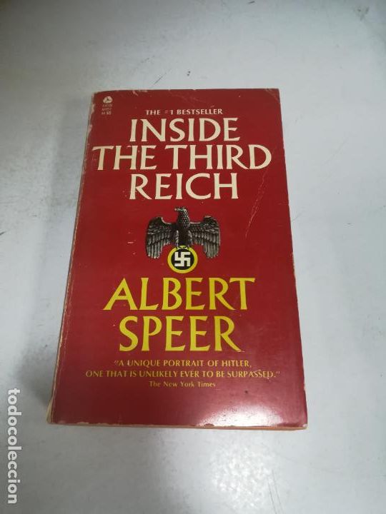 Facturas antiguas: INSIDE THE THIRS REICH. ALBERT SPEER. 1&ordm; ED. 1971. AVON BOOKS. EN INGLES