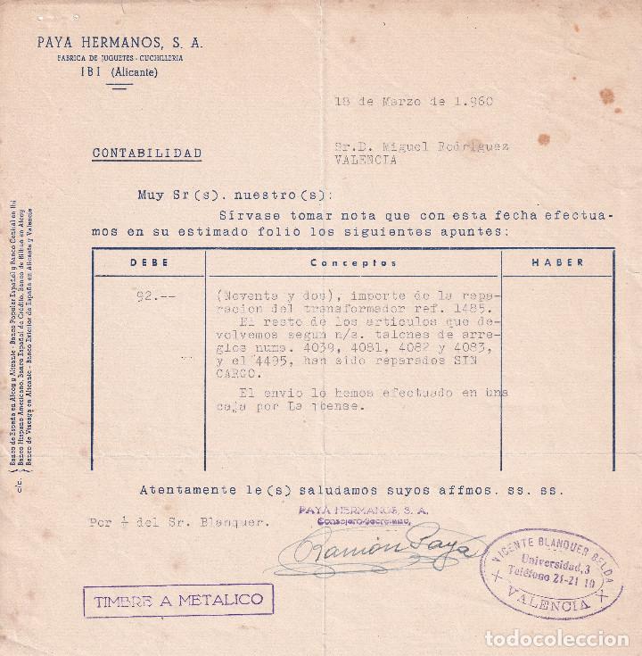 Facturas antiguas: Pay&aacute; Antigua factura FIRMADA por RAM&Oacute;N PAY&Aacute;