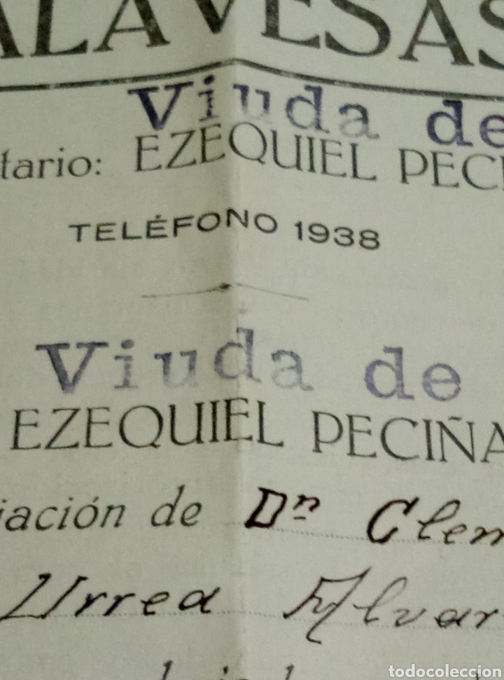 Facturas antiguas: Sierras Alavesas 1936 - Foto 2