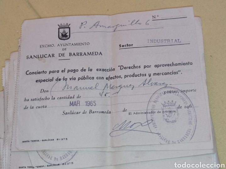 Facturas antiguas: LOTE ANTIGUAS FACTURAS - Foto 2