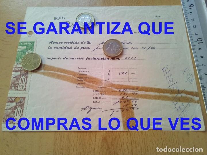 Facturas antiguas: HOTEL ROSALIA DE CASTRO MADRID RECIBO FACTURA 1962 E1