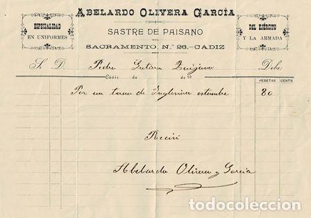 Alte Rechnungen: FACTURA ABELARDO OLIVERA GARC&Iacute;A. C&Aacute;DIZ FACTURA-26