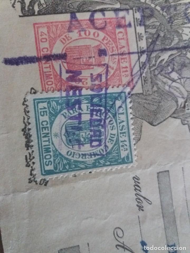 Facturas antiguas: documento bancario Nestle barcelona 1934 - Foto 2