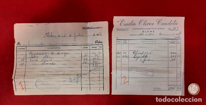 Facturas antiguas: FACTURAS ELCHE A&Ntilde;OS 60 - Foto 1