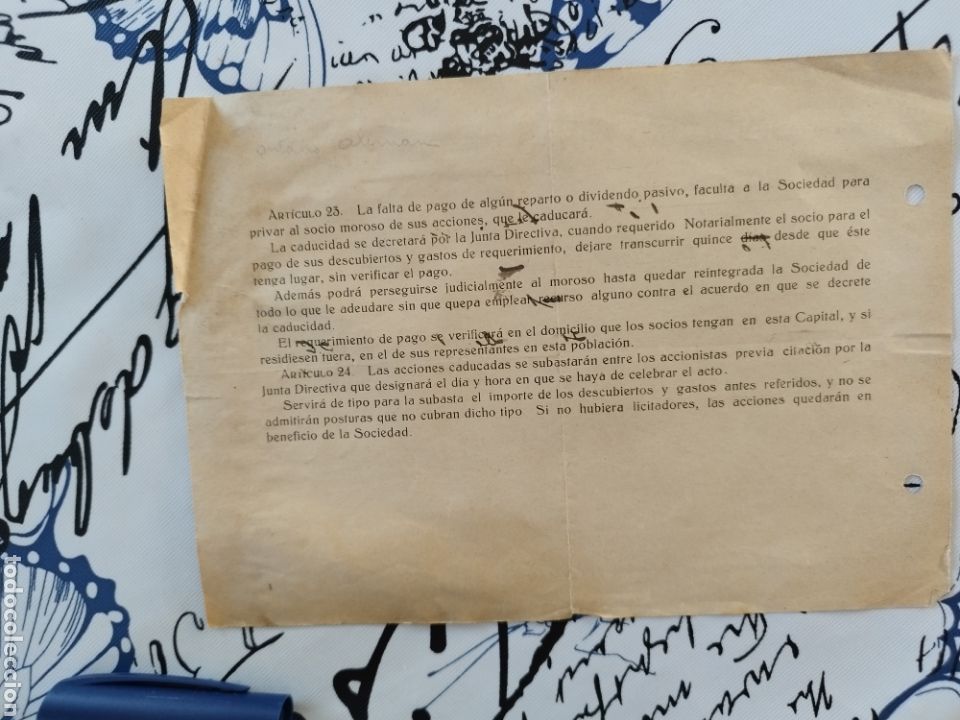Facturas antiguas: Sociedad minas d Pechina - Foto 2