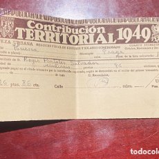 Facturas antiguas: DOCUMENTO HACIENDA PUBLICA ESPAÑOLA 1949. Lote 389668224