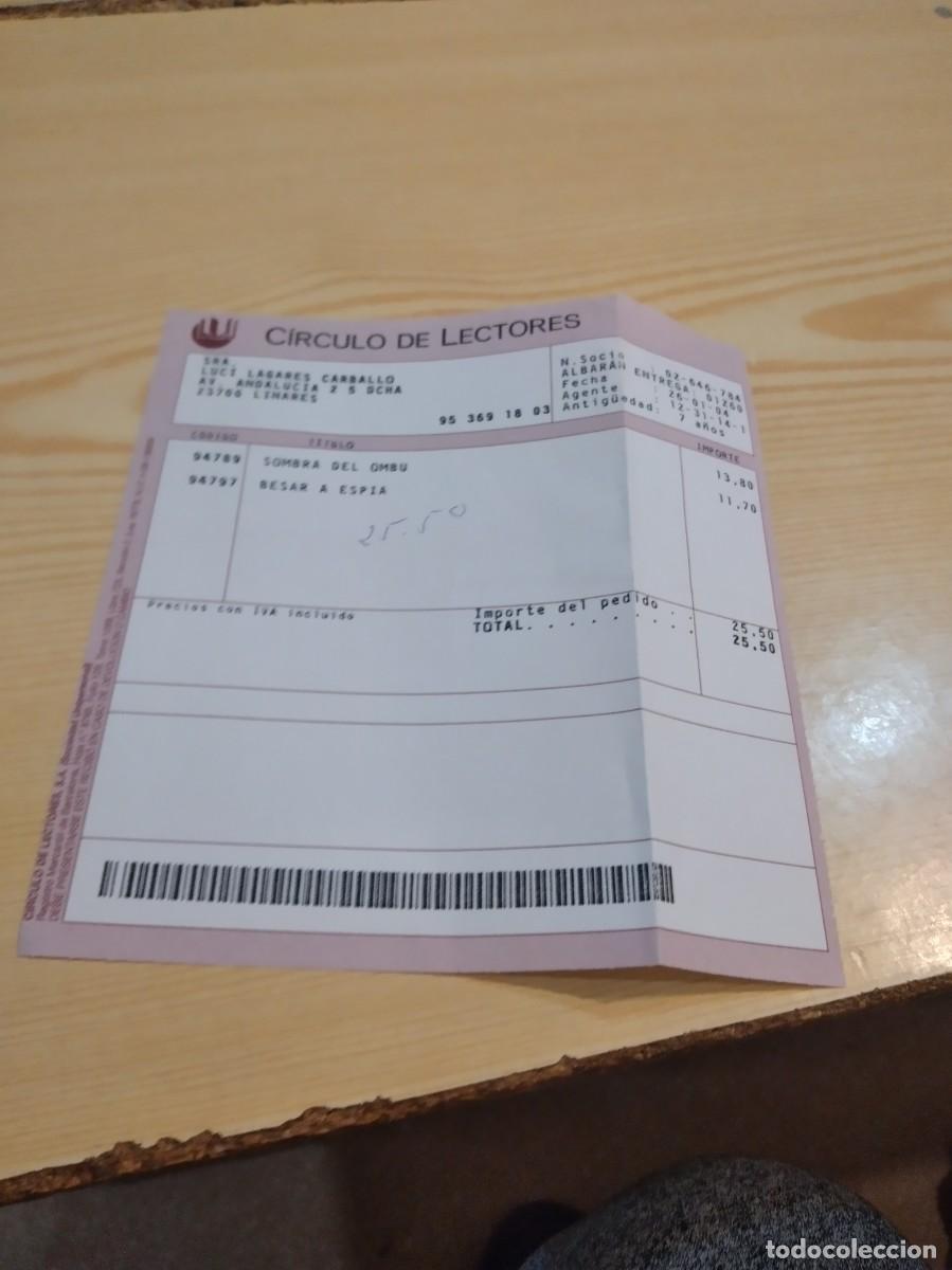 Facturas antiguas: C-KUKI FACTURA CIRCULO DE LECTORES - Foto 1